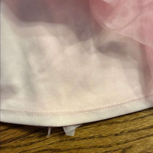 Lilt 3T White and Pink Tiered bottom Tulle Dress - Picture 8 of 9